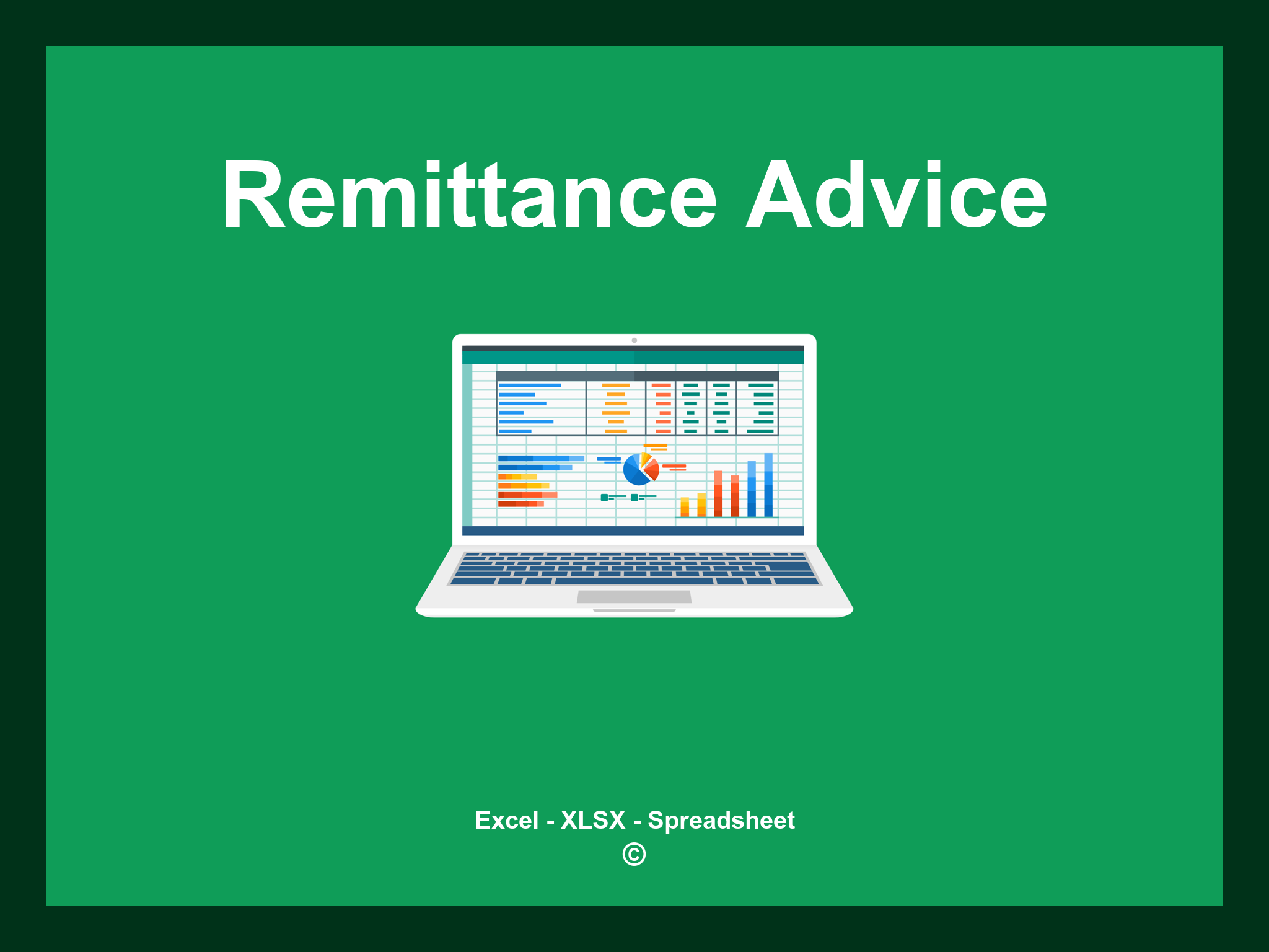 Remittance Advice Template Excel